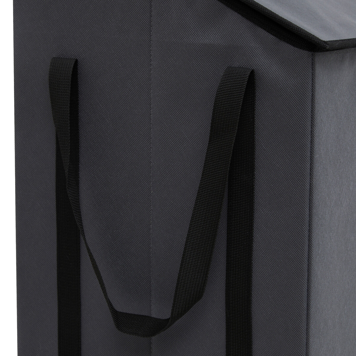 Cesto de roupa suja cinza 45l