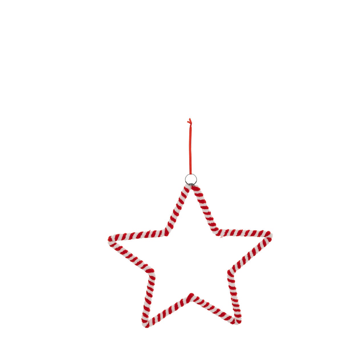 Pendurante estrela com riscas 14cm