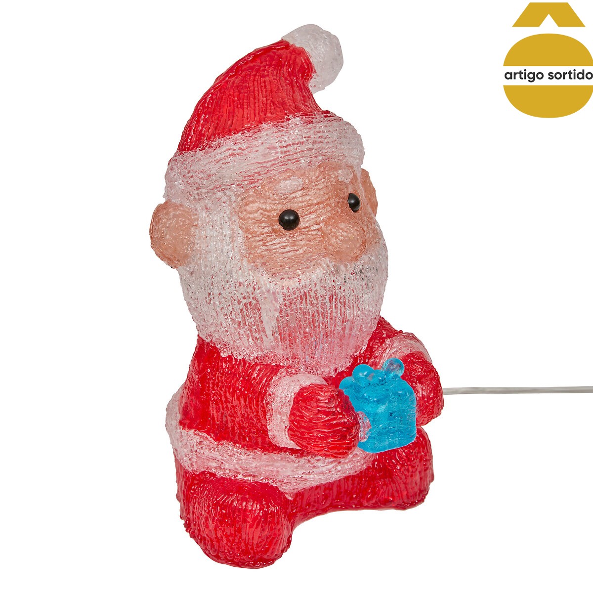 Figura natal&iacute;cia luminosa 15x21cm