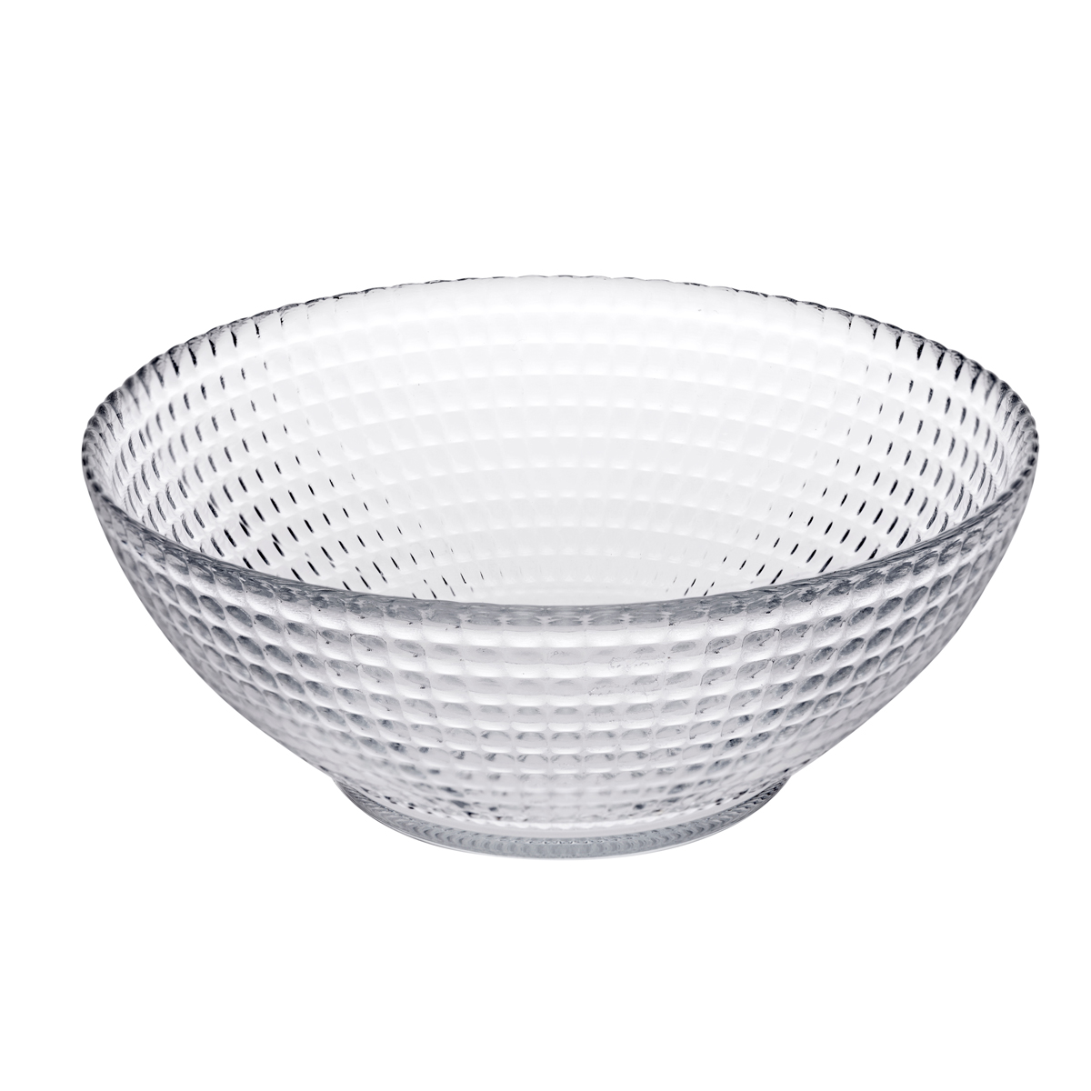 Conjunto de saladeira e 6 taças GENERATION em vidro