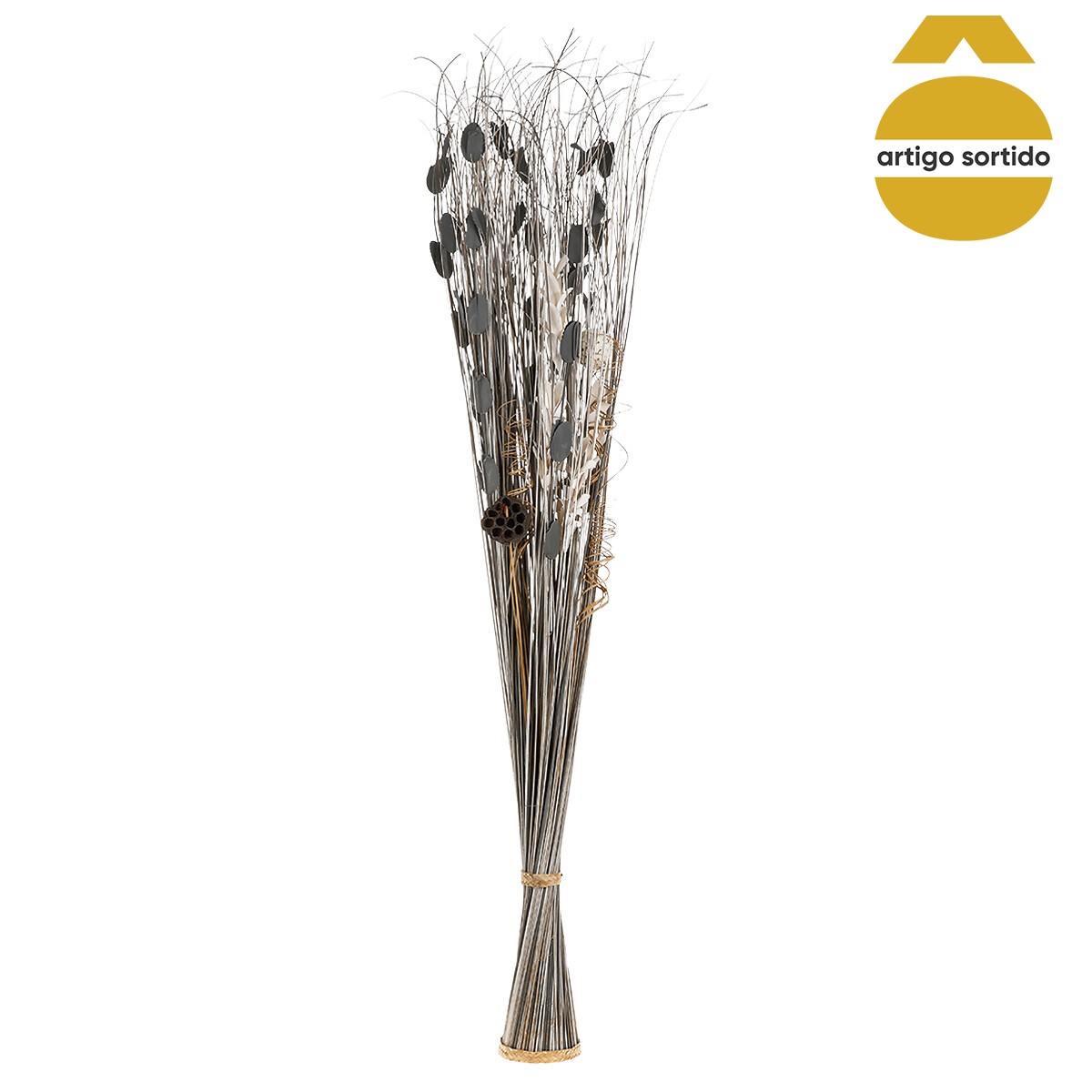 Ramo seco cinza 150cm