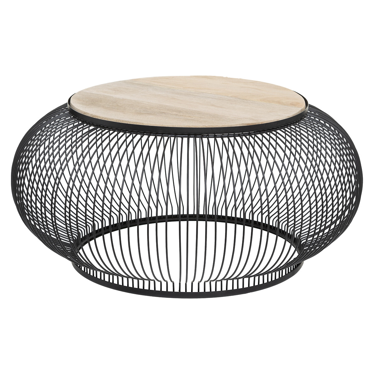 Conjunto de 2 mesas de centro GEN&Eacute;RIQUE pretas