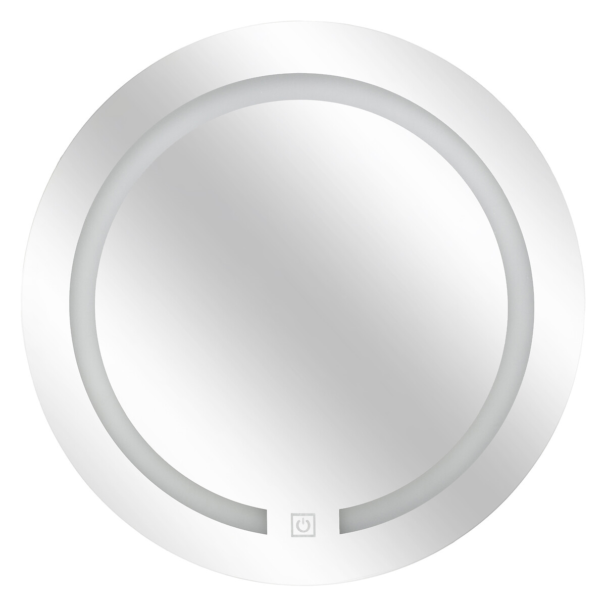 Espelho led prateado