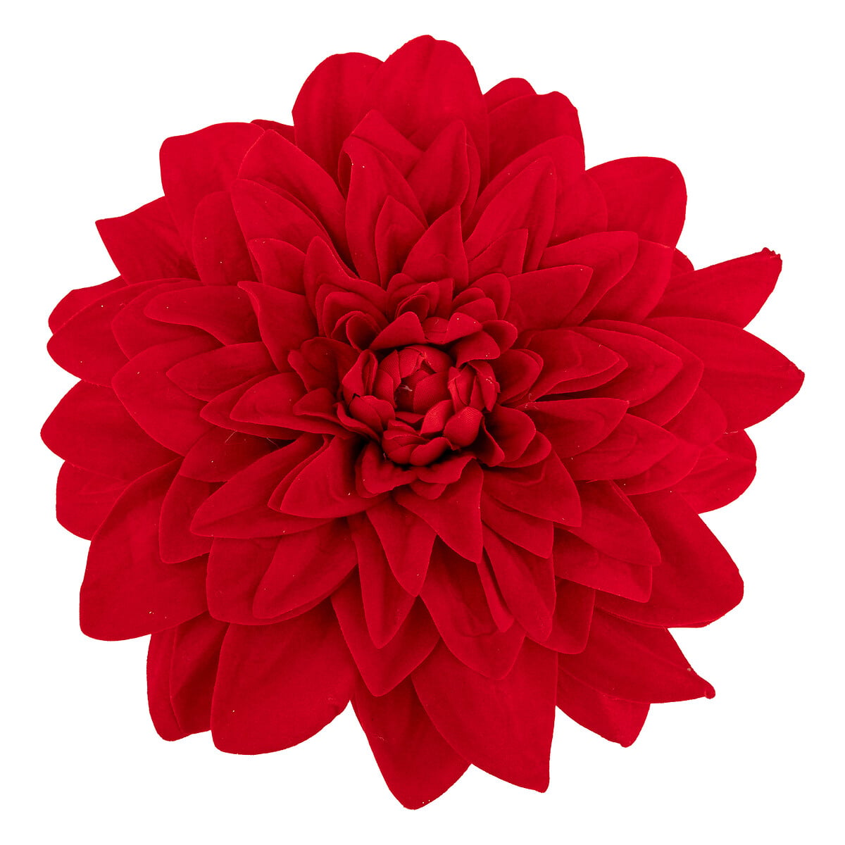 Flor dalia vermelha 20cm