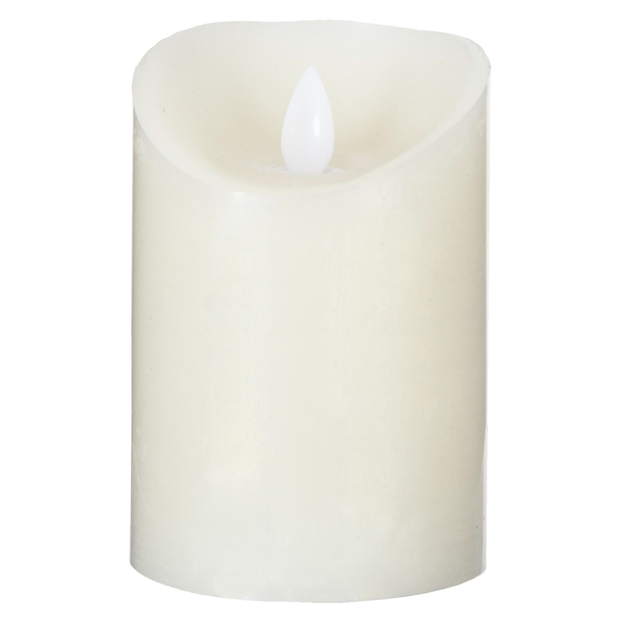 Vela led branca 14,5x10cm