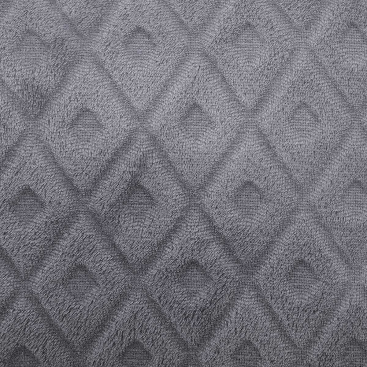 Manta losangos cinza 125x150cm