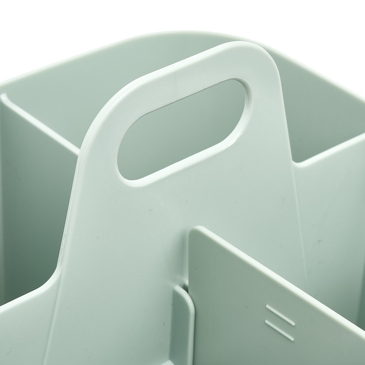 Porta utens&iacute;lios de 4 m&oacute;dulos POLY verde