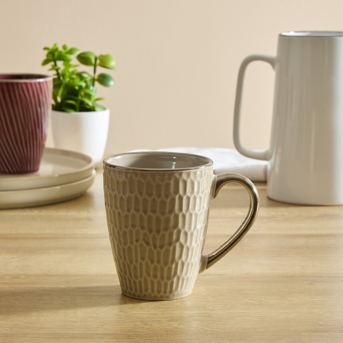Caneca ELLA bege 35cl