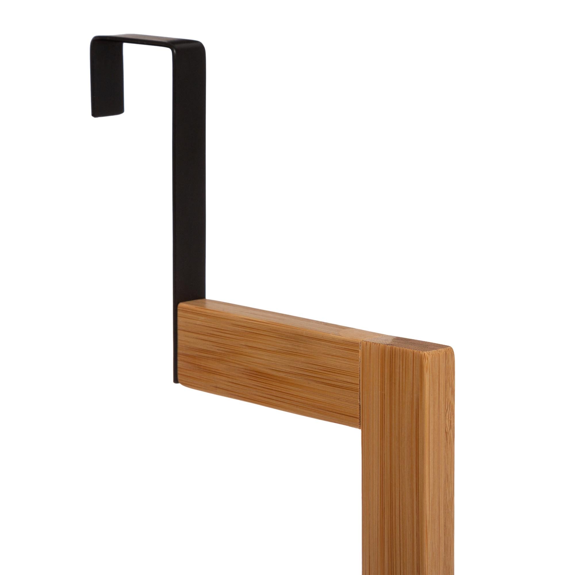 Sapateira para porta em bambu e metal