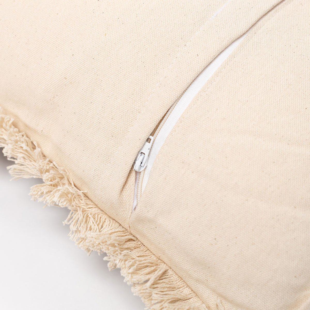 Almofada bege palmeiras 45x45cm