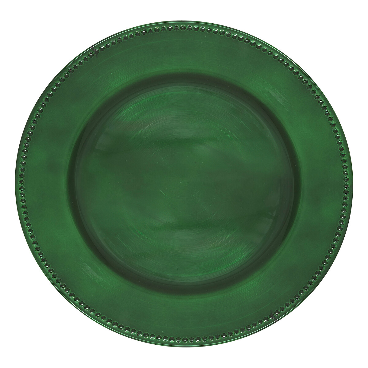 Prato marcador decorativo verde 33cm