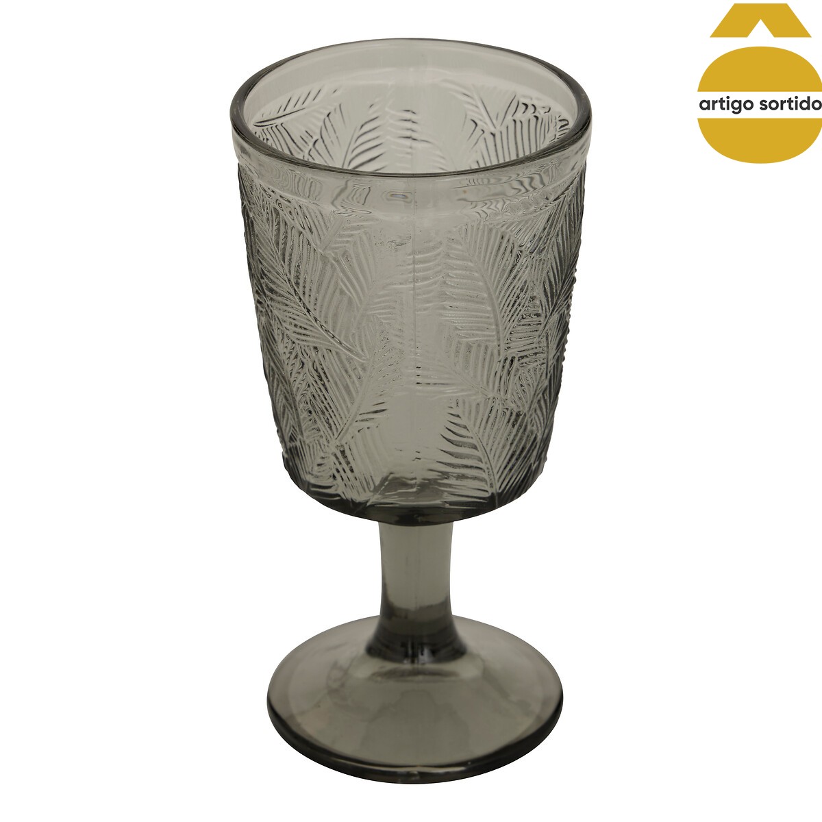 Copo de vinho com p&eacute; 17cm