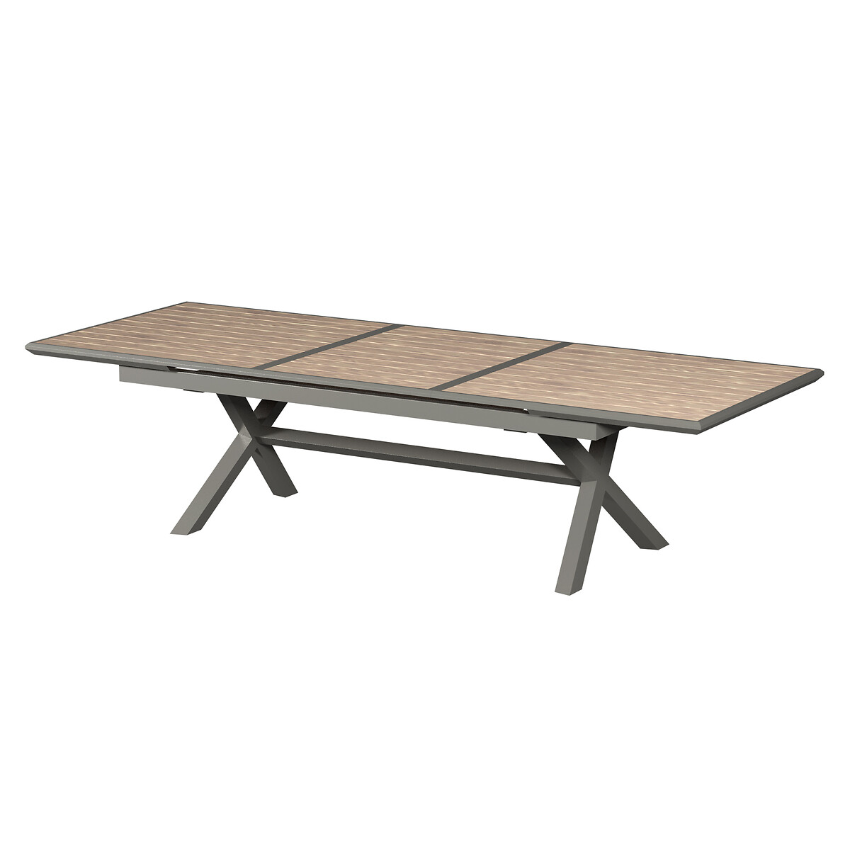Mesa extens&iacute;vel AXIOME praline e honey 250-330cm