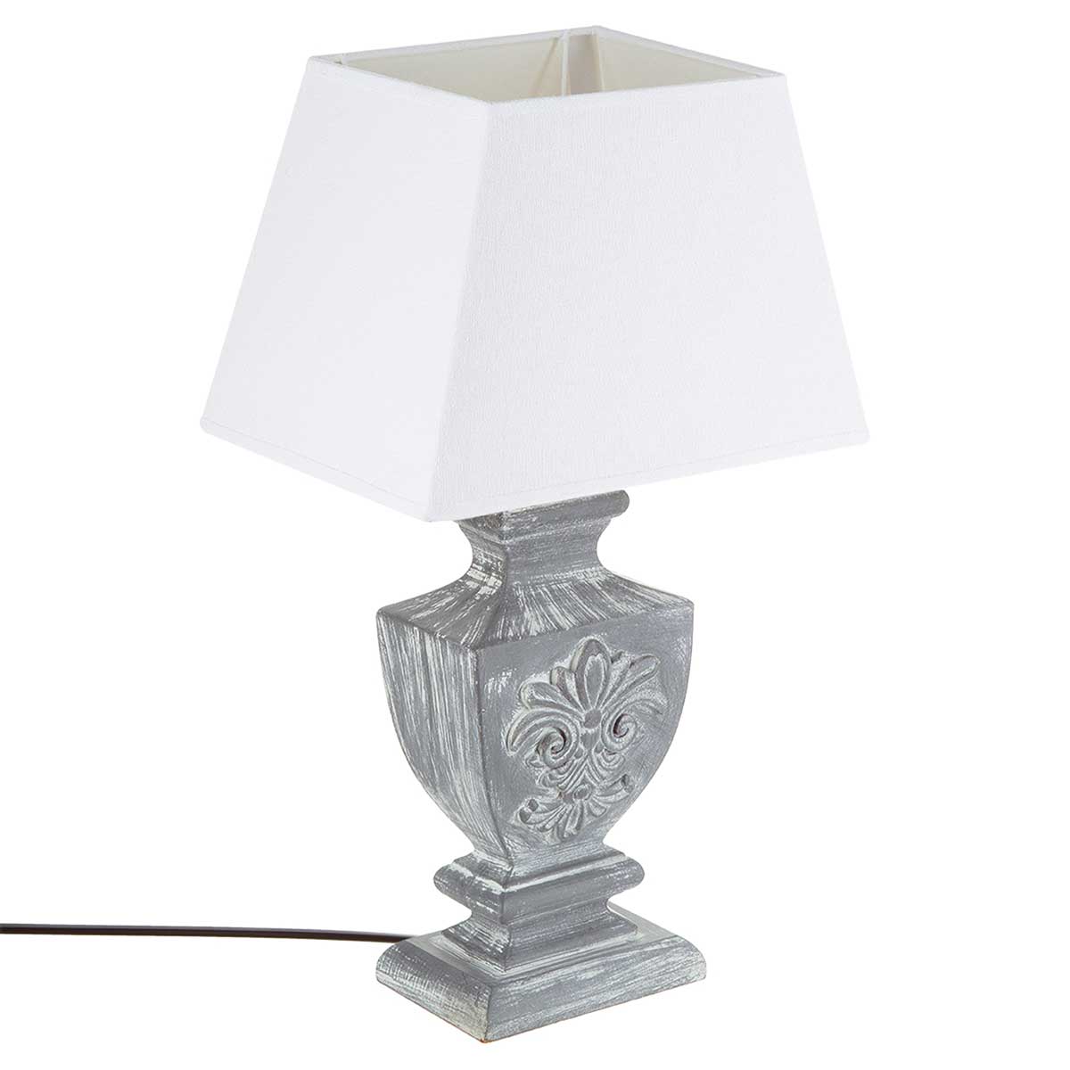 Candeeiro de mesa socoro cinza