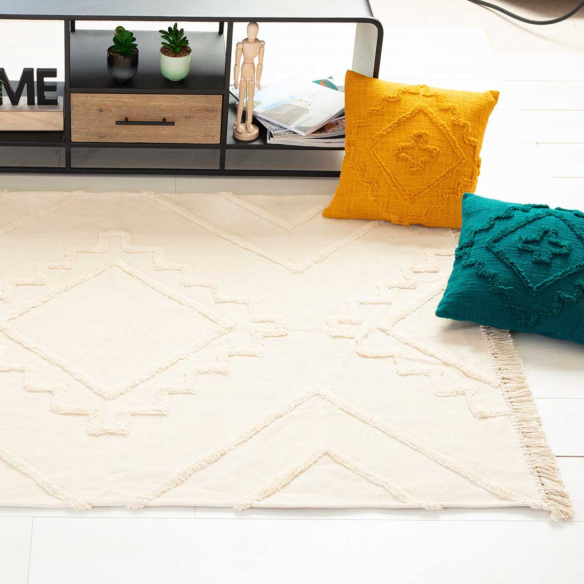 Tapete TUFT inca marfim 120x170cm