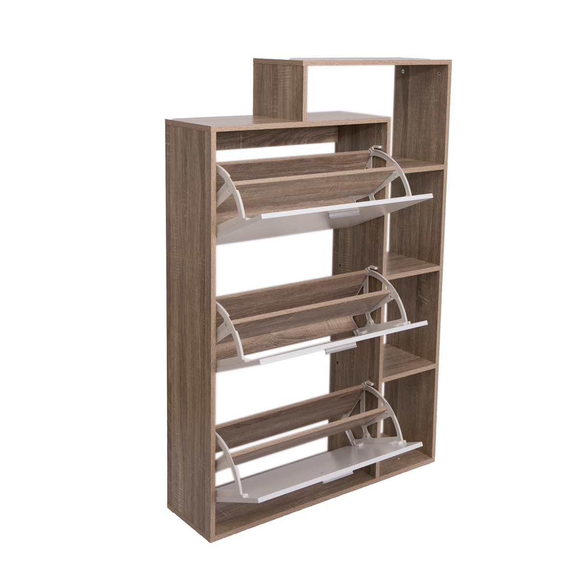 Sapateira com 3 gavetas e 4 prateleiras 132cm