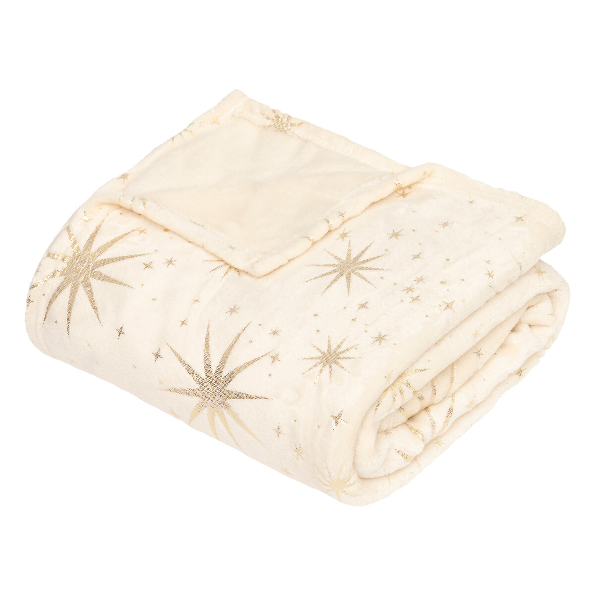Manta estrelas douradas 130x180cm