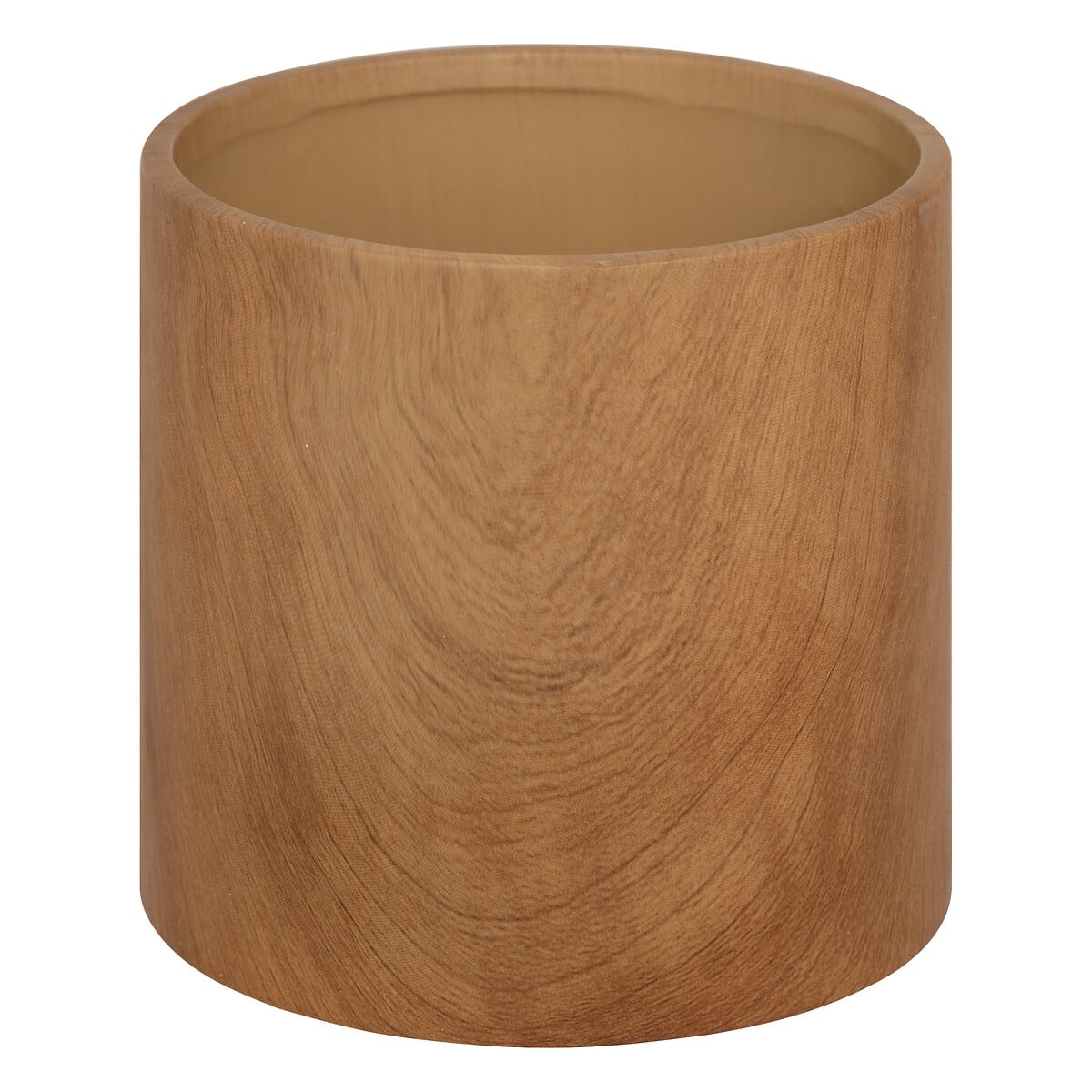 Vaso SOA em cer&acirc;mica efeito madeira 13,4cm