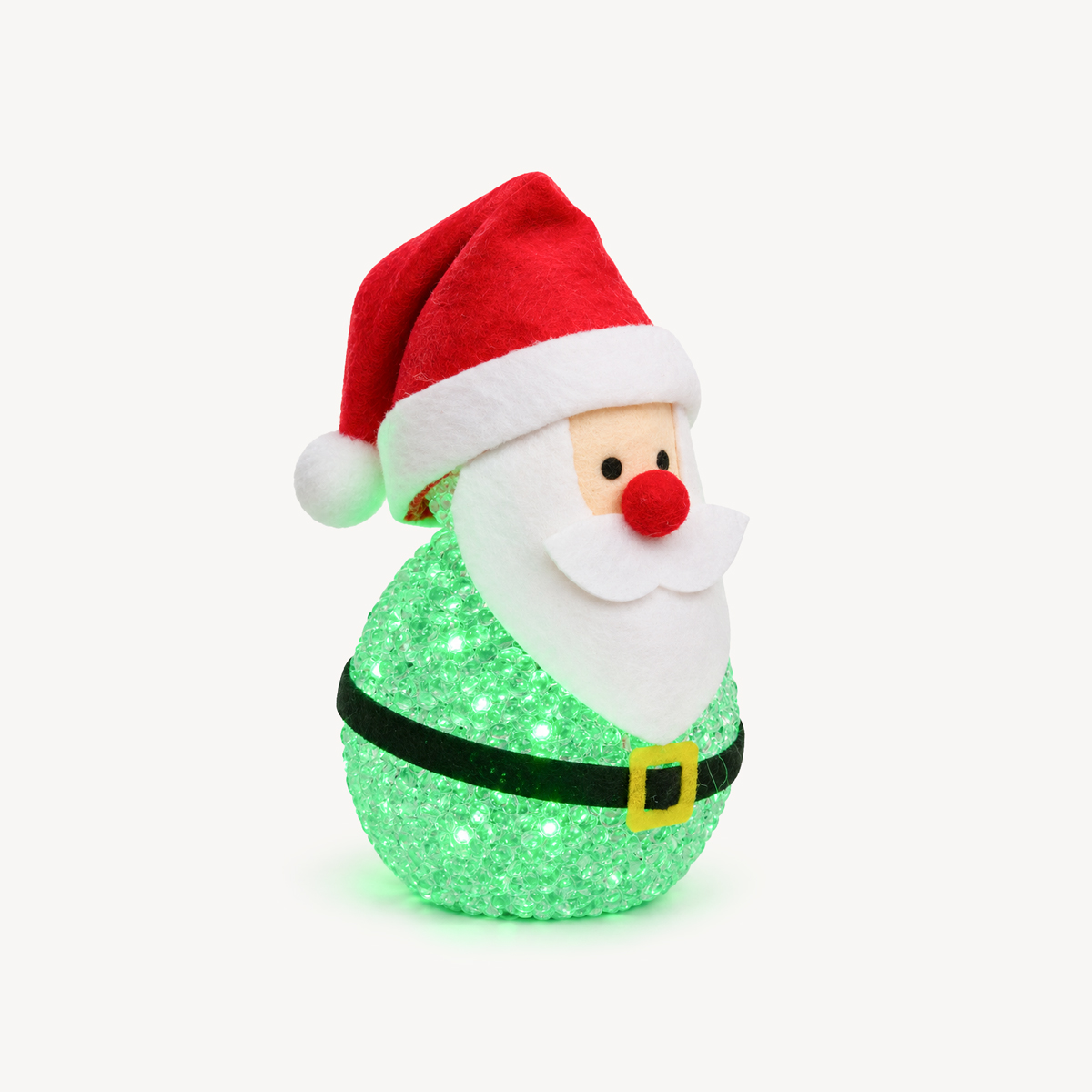 Pai natal com led 12cm