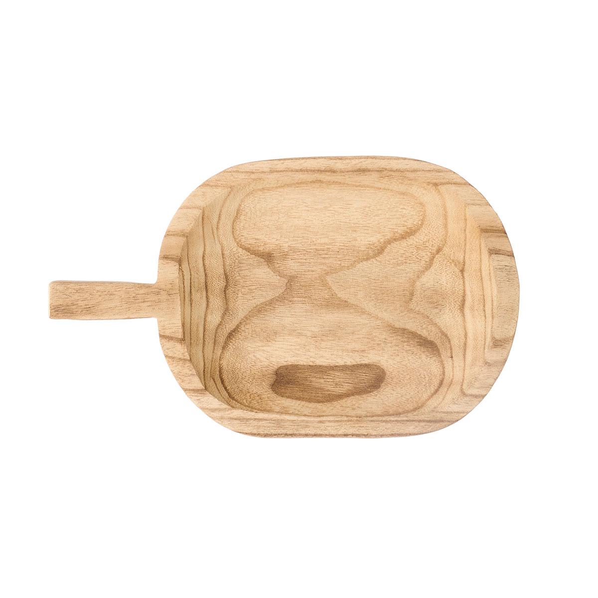 T&aacute;bua Bege De Madeira Queimada 40x24cm