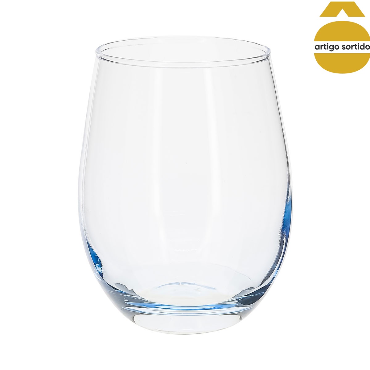 Copo Sem Pé Em Vidro 55cl