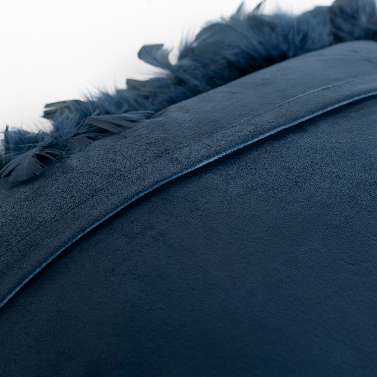 Almofada azul em veludo 40x40cm