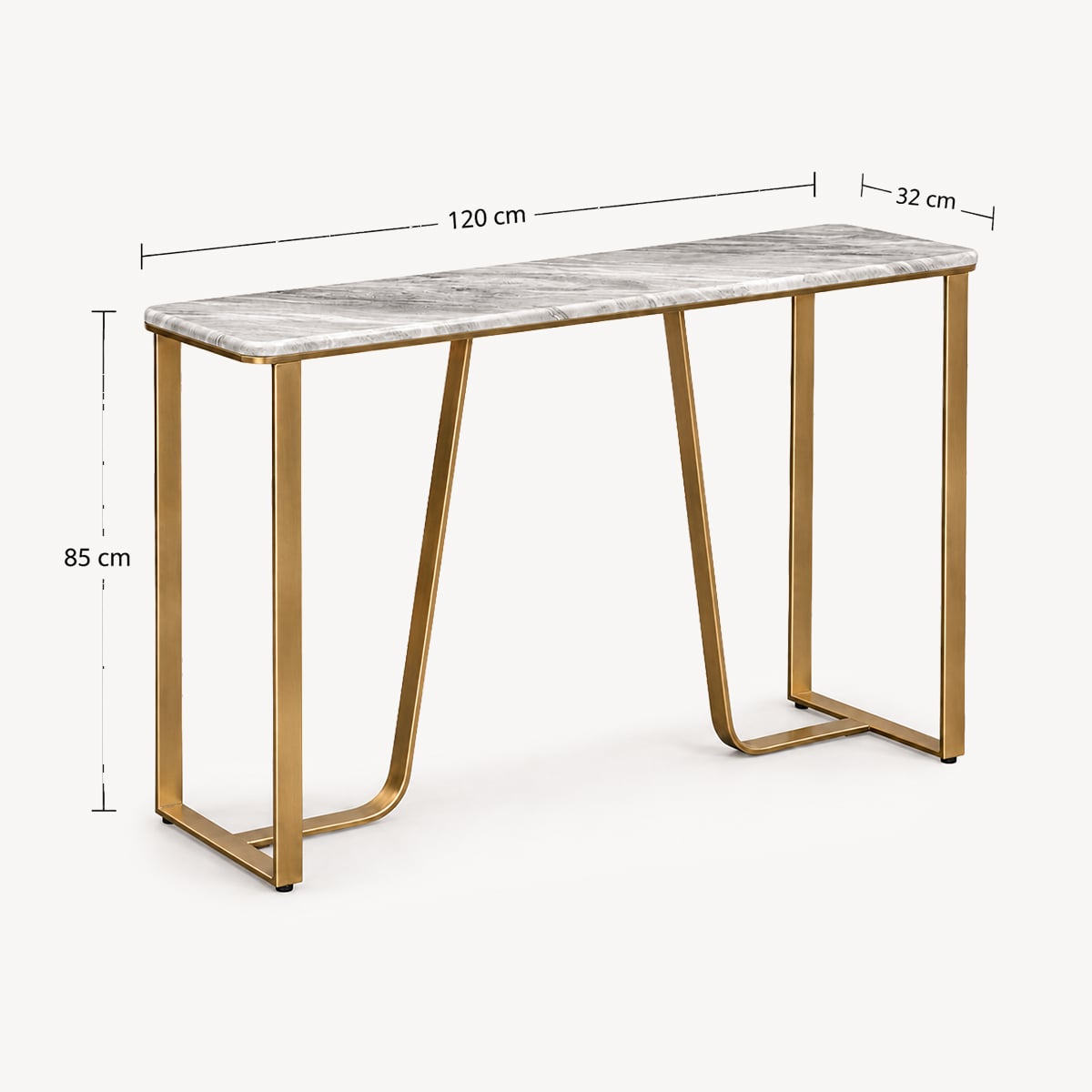 Consola GRAPHITE dourada
