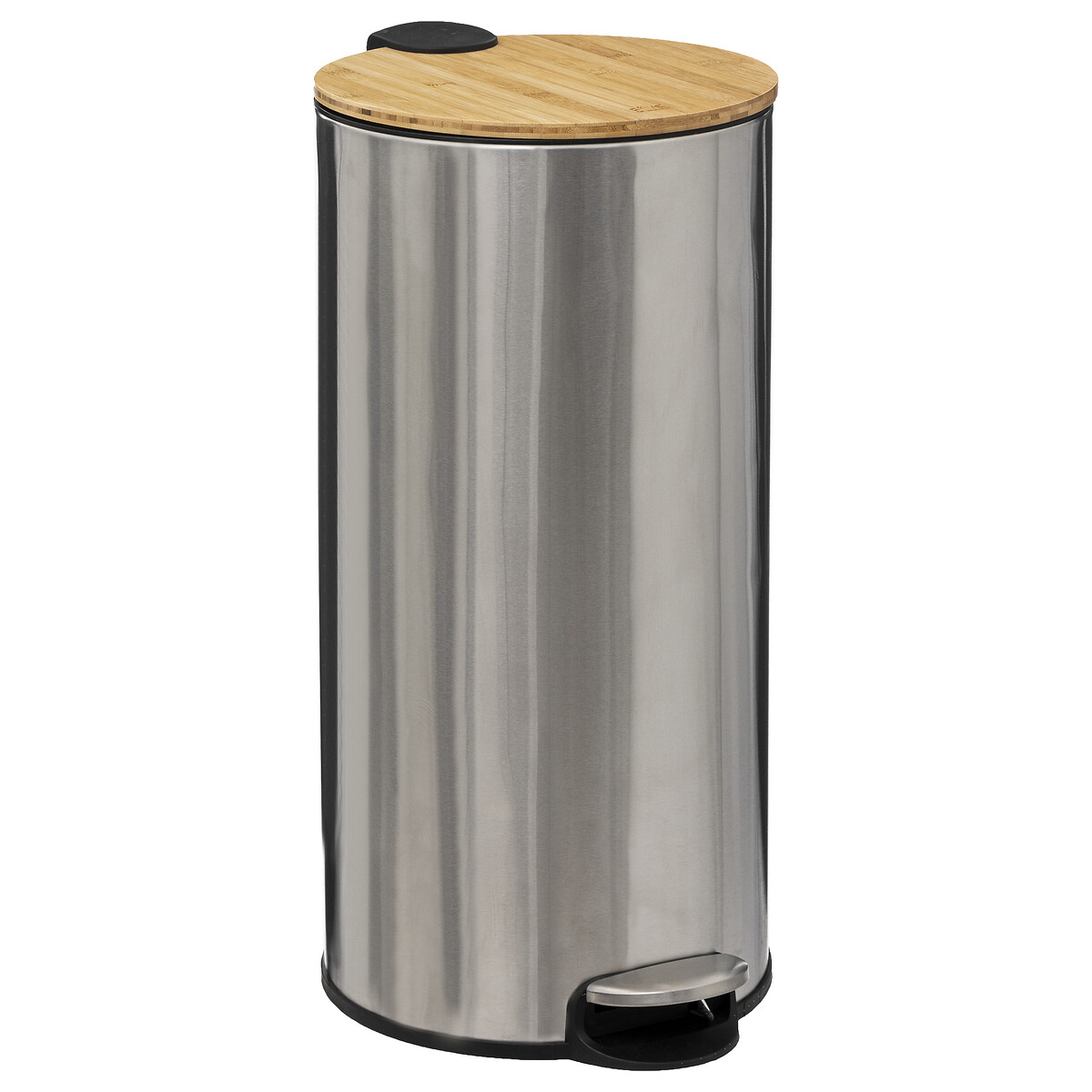 Balde do lixo com tampa MODERN COLOR prateado 30l