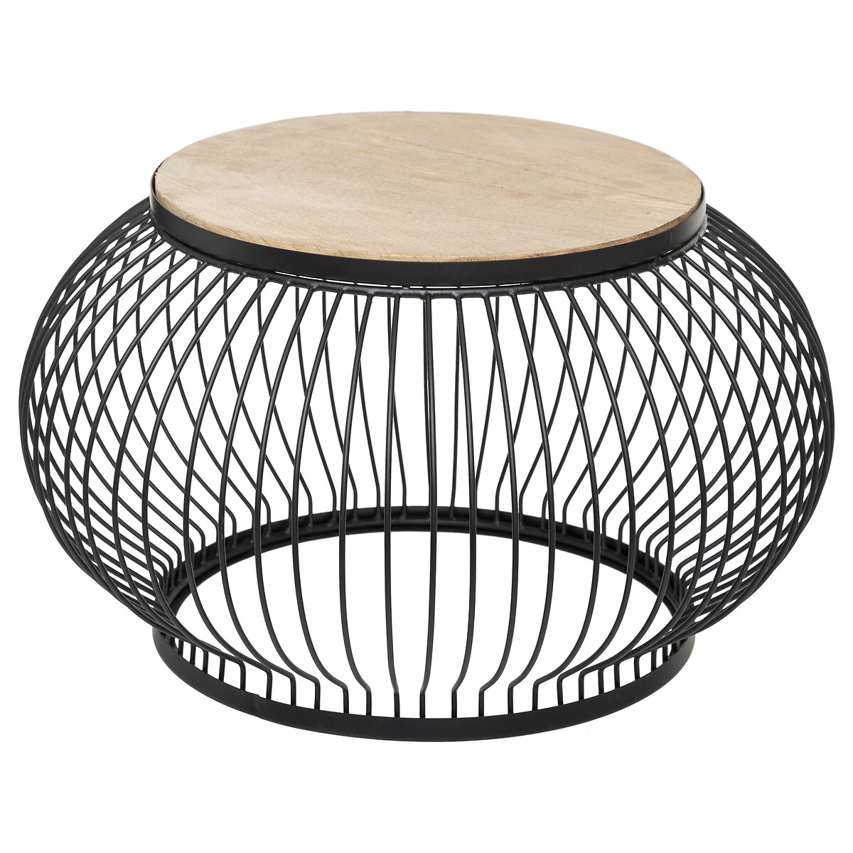 Conjunto de 2 mesas de centro GEN&Eacute;RIQUE pretas