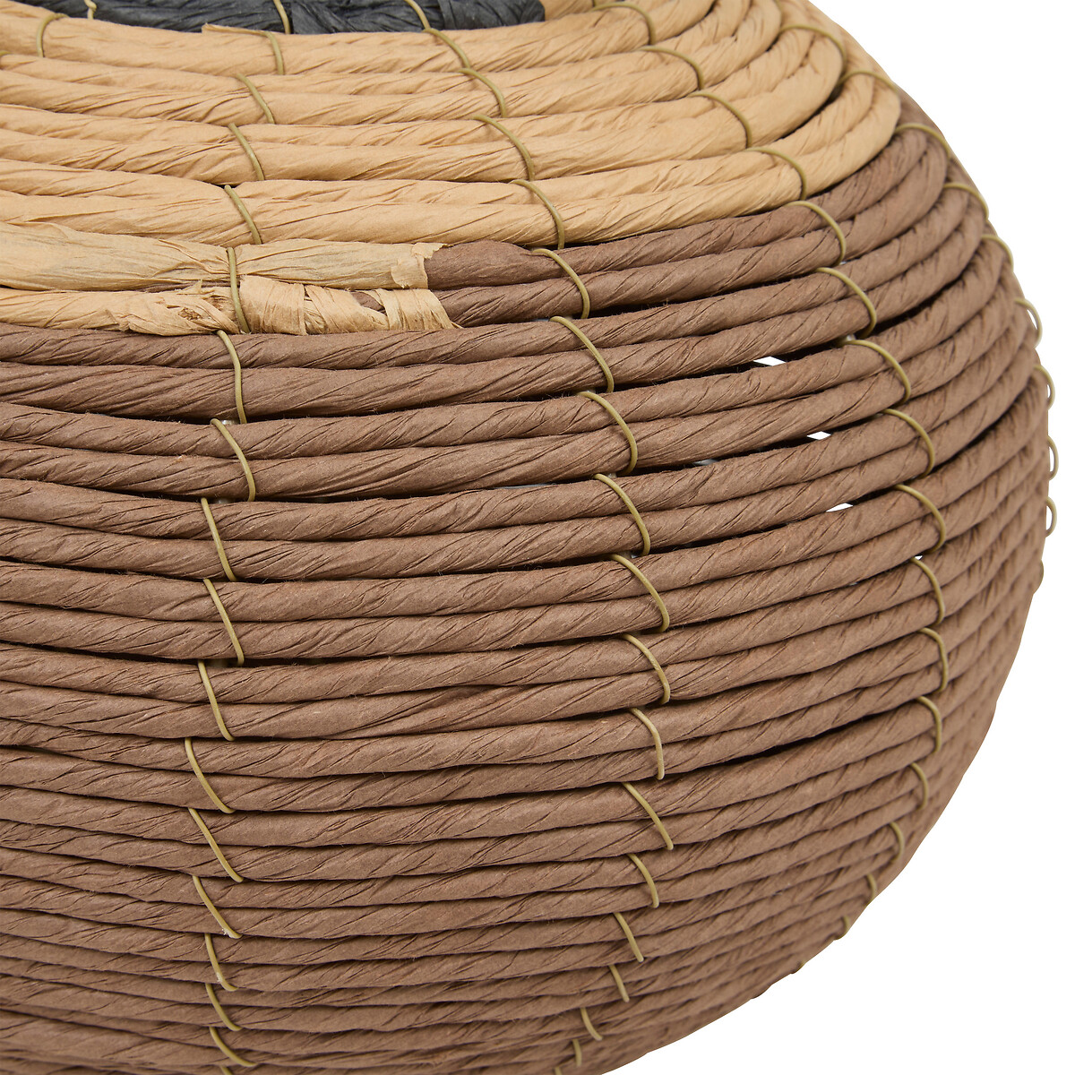 Jarra WONJ castanha 35x28cm