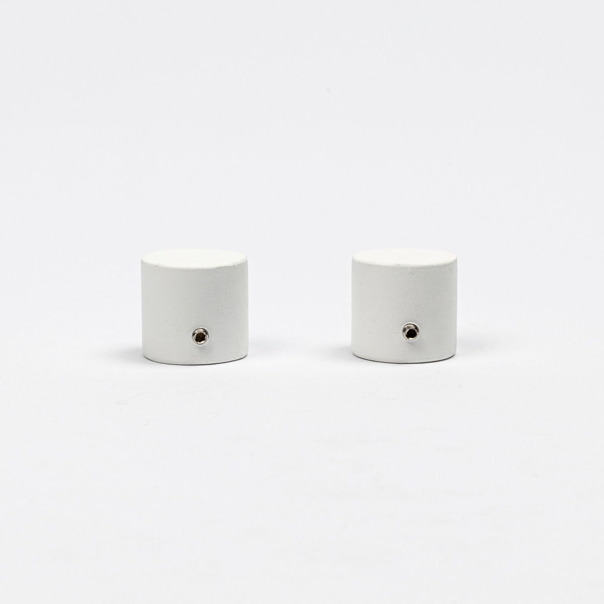 Conjunto 2 terminais BOUCHON branco mate