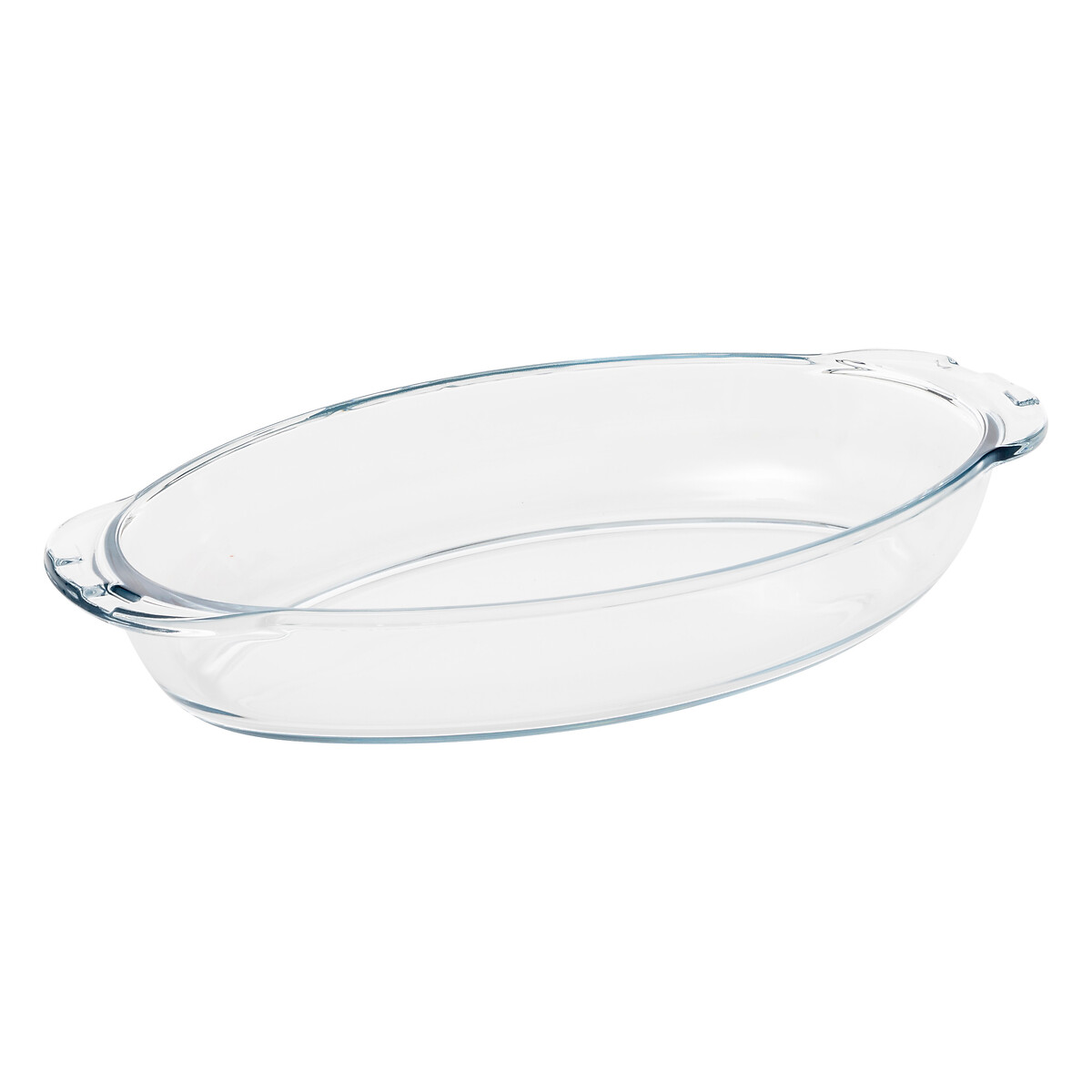 Assadeira oval transparente 34cm