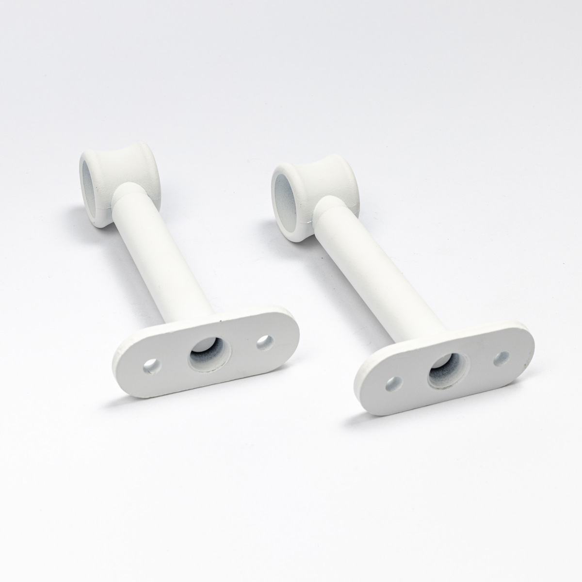Conjunto 2 suportes branco 90mm