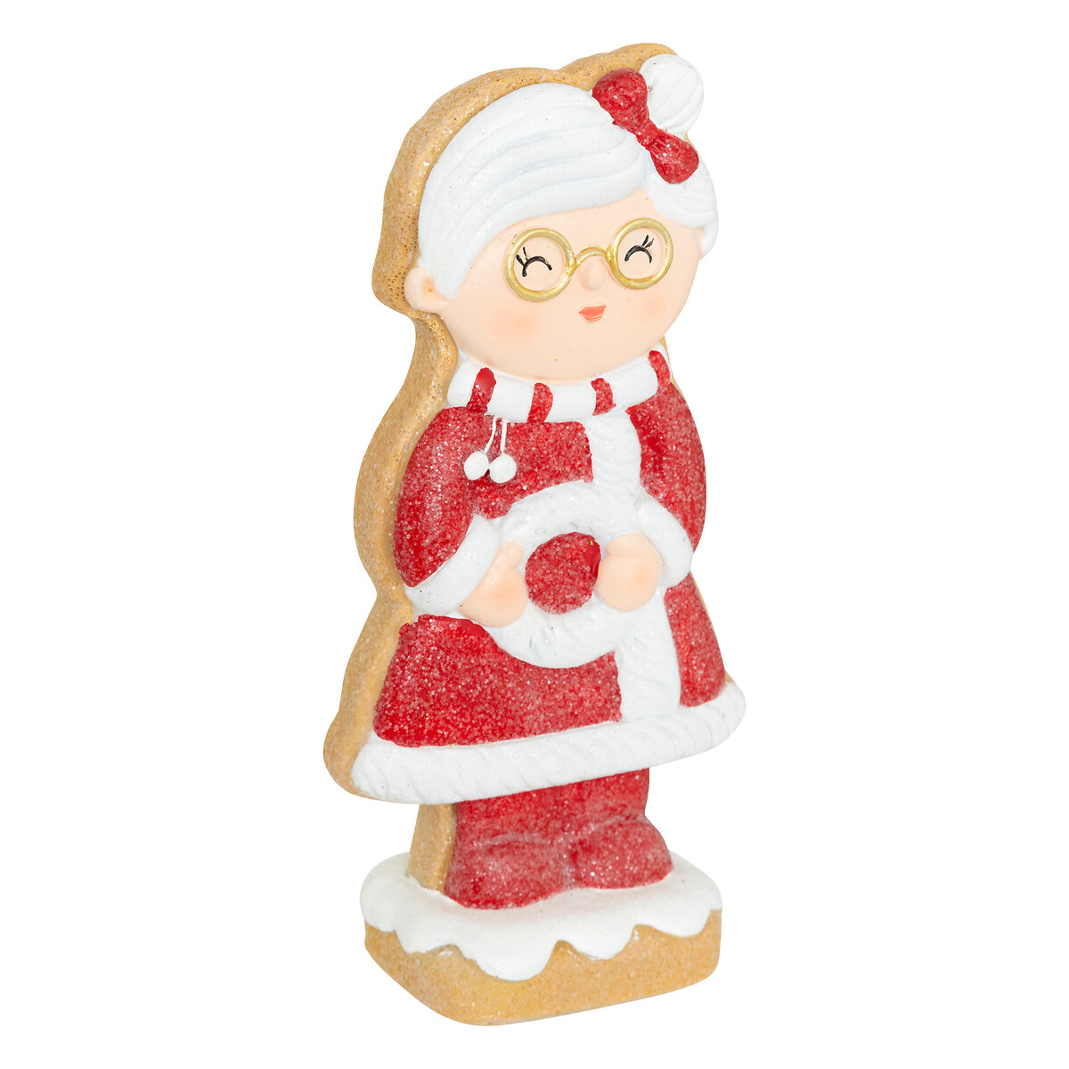 Figura de pai e m&atilde;e natal 17,5cm