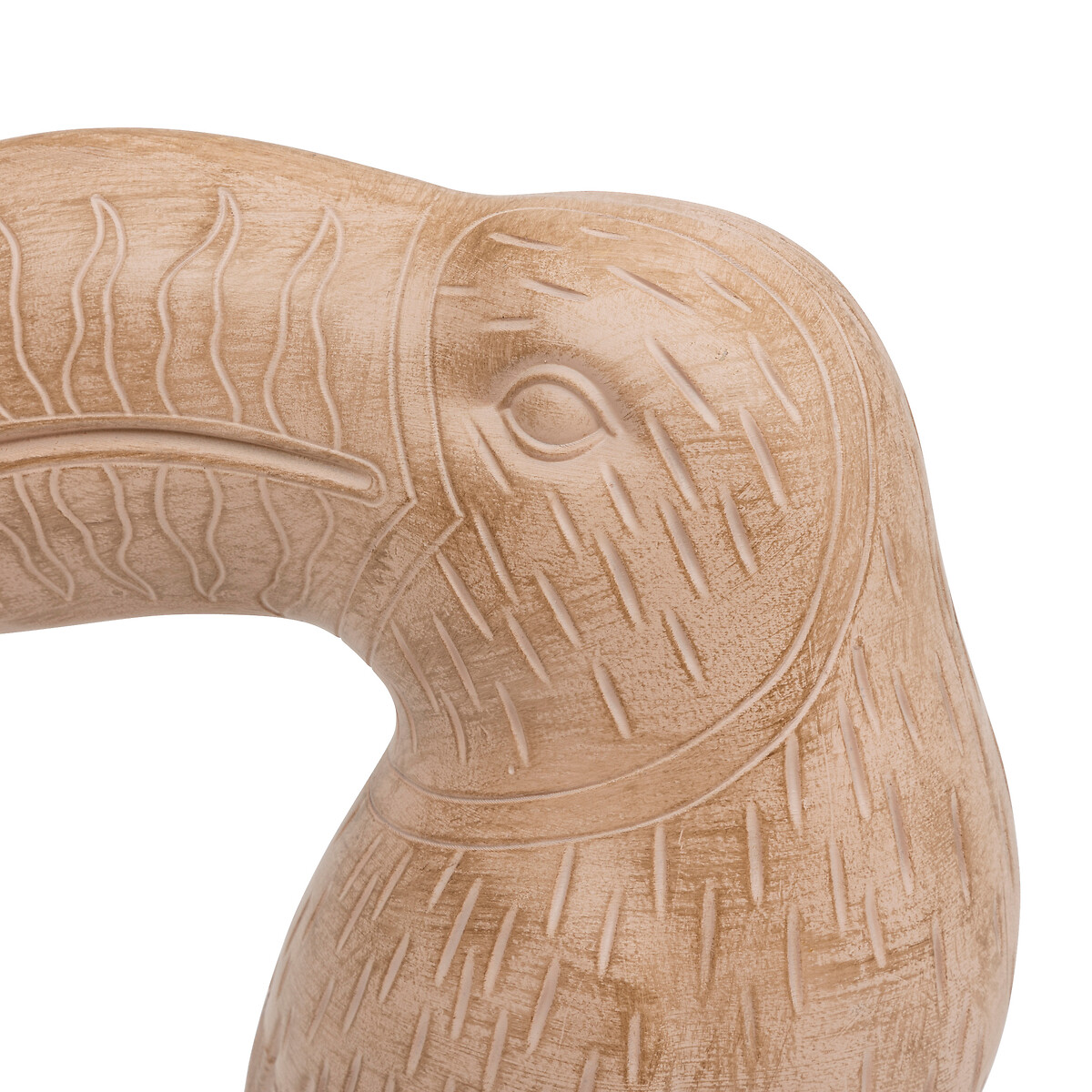 Estátua PAN tucano bege 30cm,  Estátua PAN tucano bege 30cm