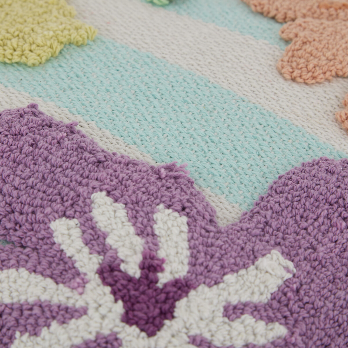 Almofada FLEURS SAUVAGES verde 45x45cm