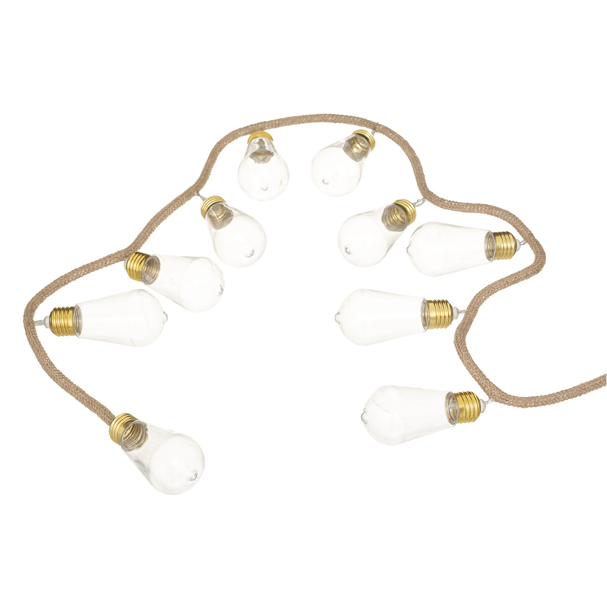 Grinalda decorativa com 10 lâmpadas