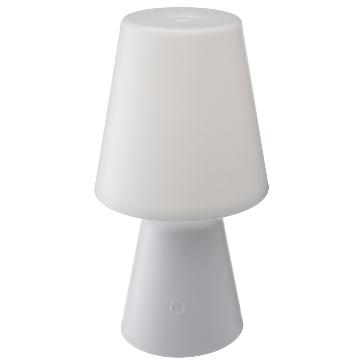 Candeeiro de mesa exterior branco led WIZA 23cm