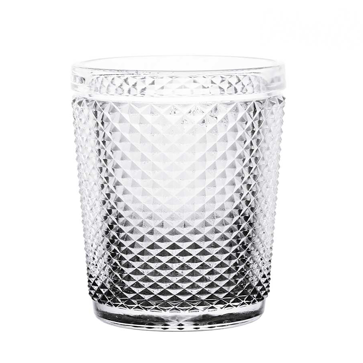Copo antracite DIAMOND sem p&eacute; de vidro 30cl