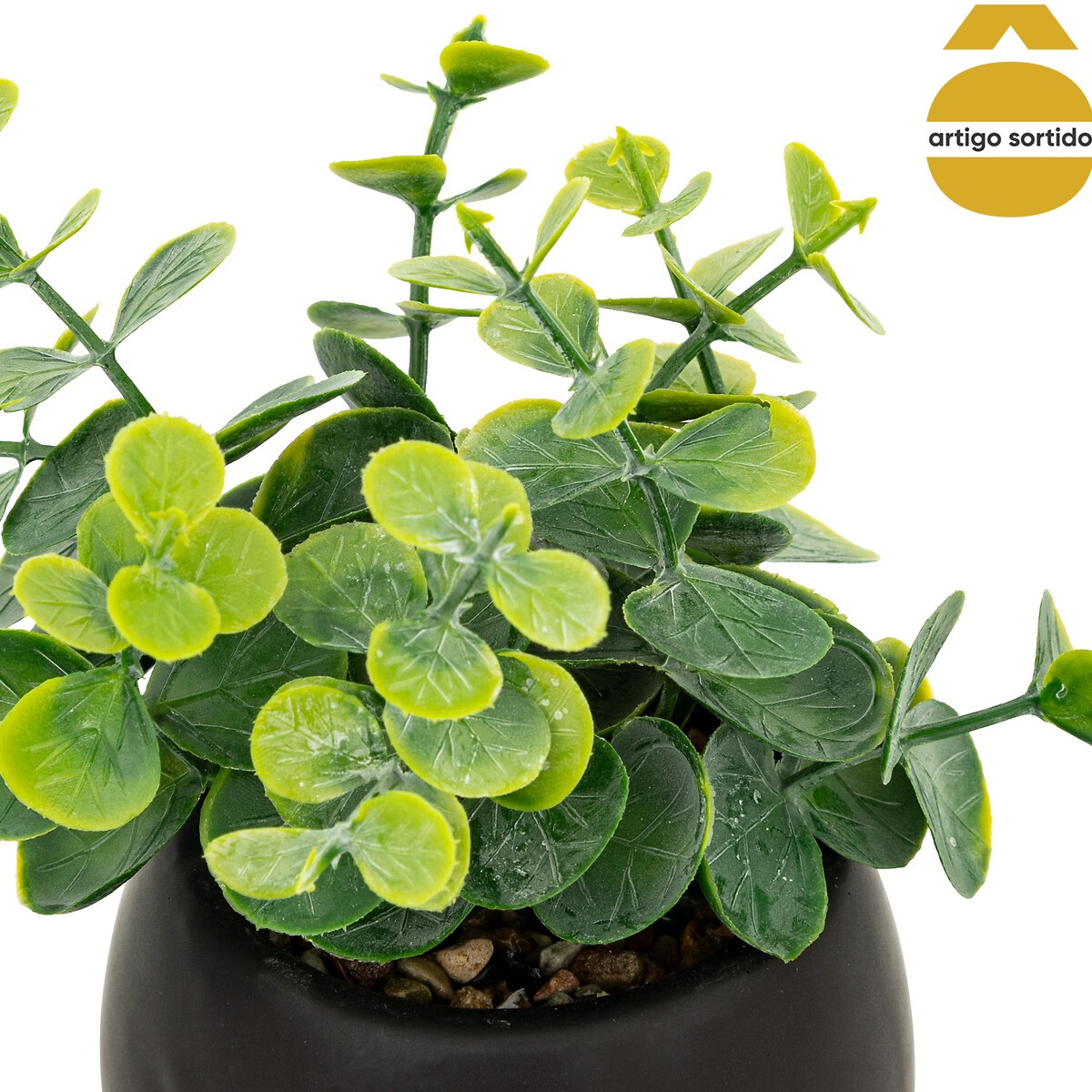 Vasinho com planta artificial livy,  Vasinho com planta artificial livy