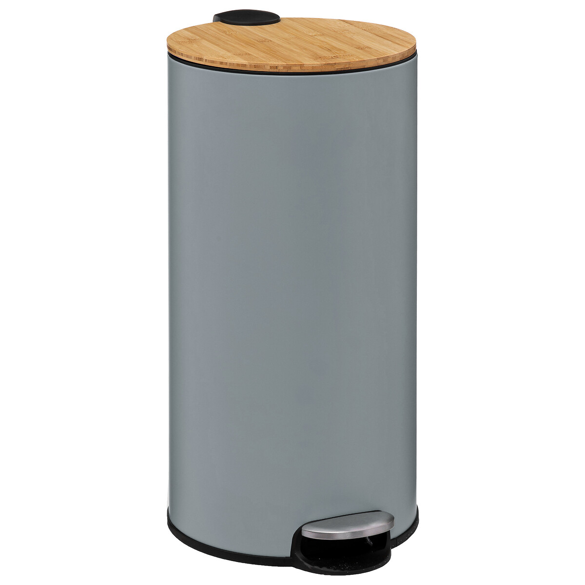 Balde do lixo com tampa MODERN COLOR cinza 30l