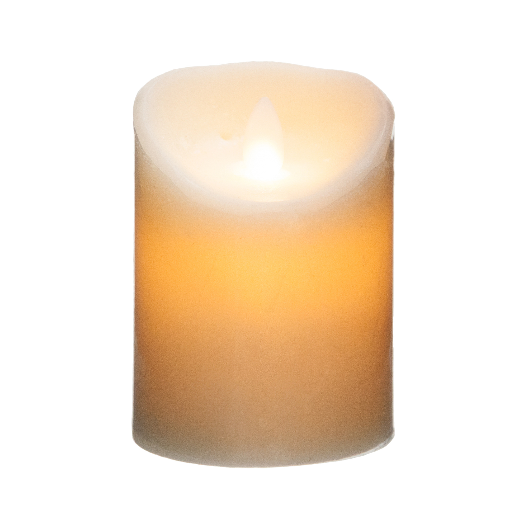 Vela led branca 7.5x10cm