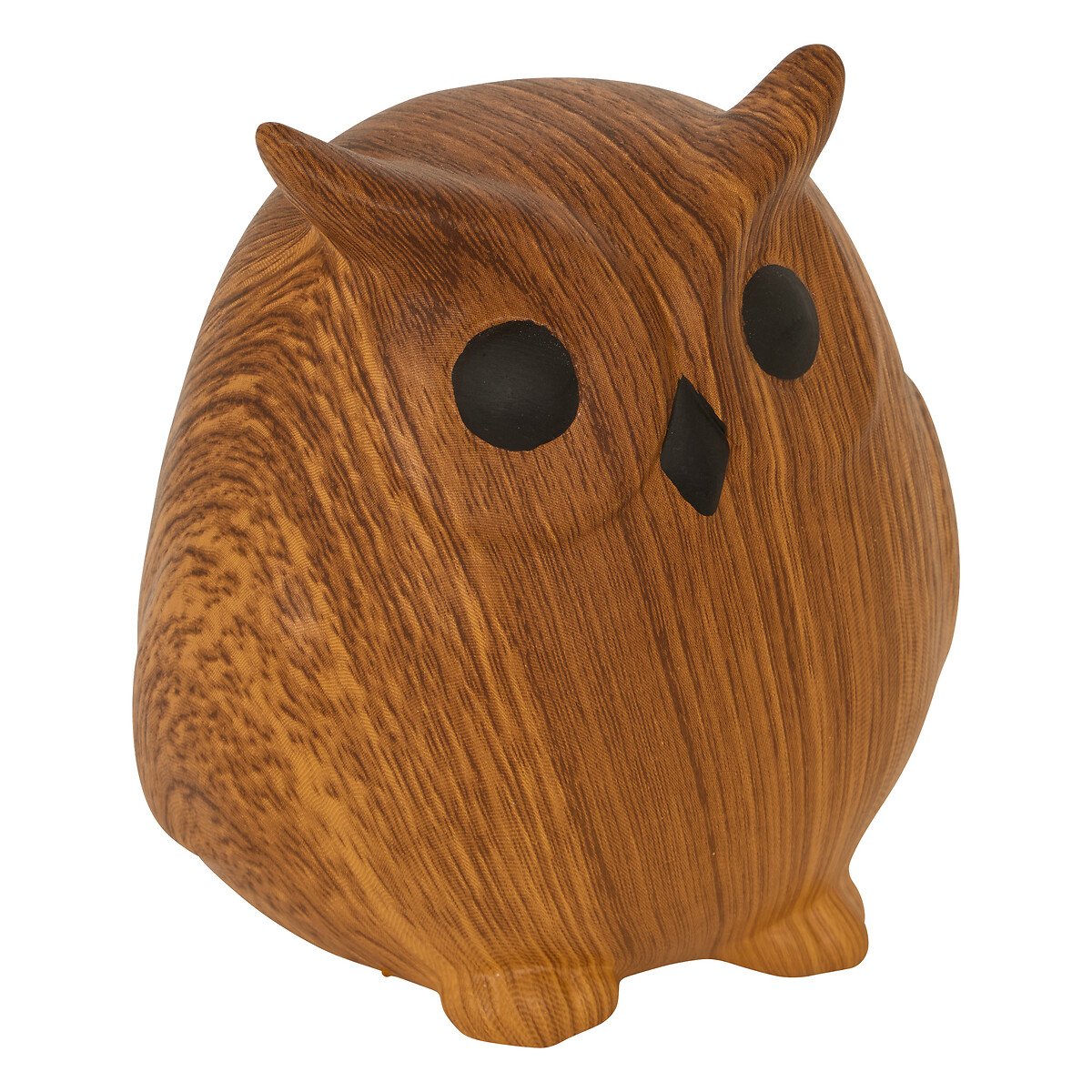 Figura decorativa mocho castanho claro 12cm,  Figura decorativa mocho castanho claro 12cm