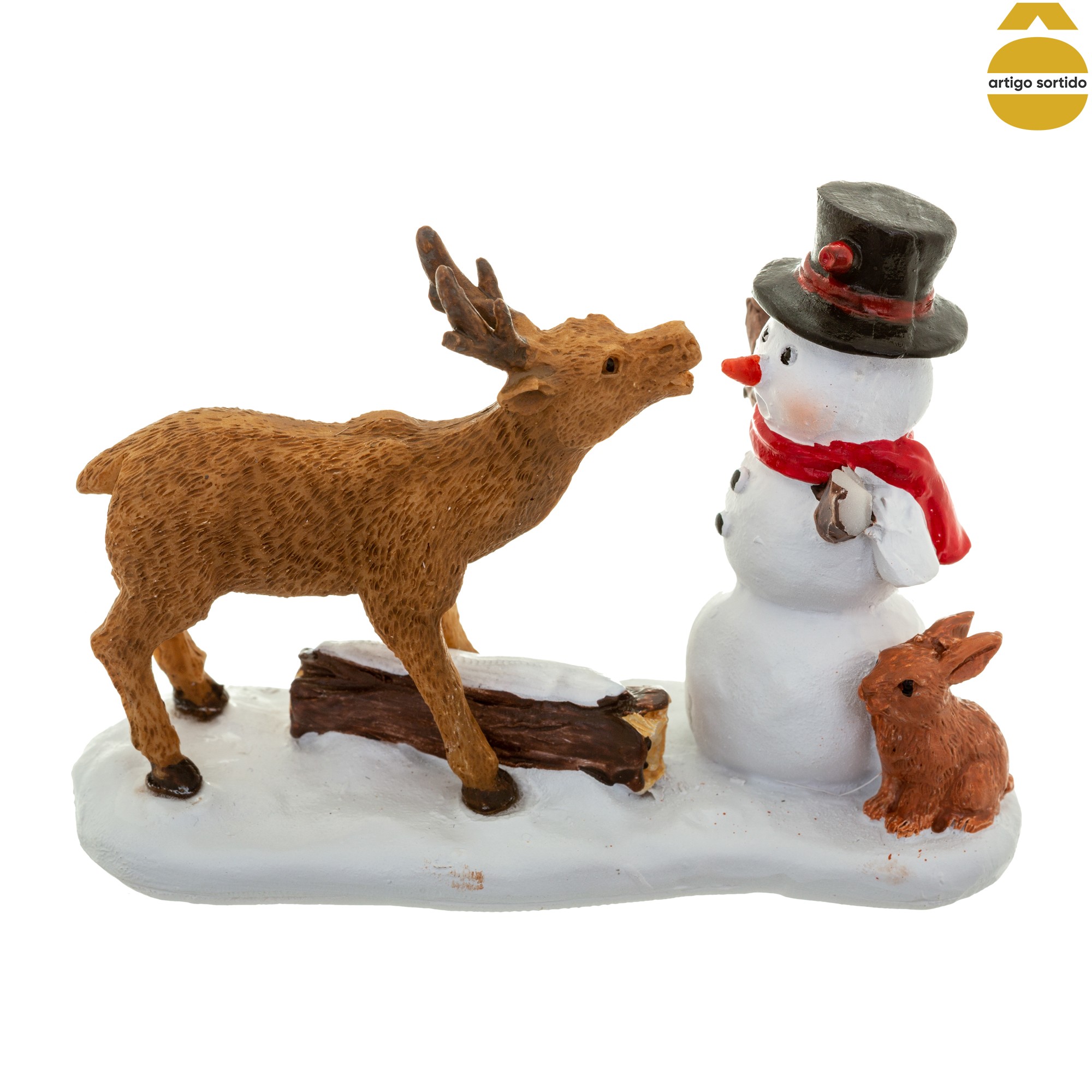 Figura decorativa na neve 10cm