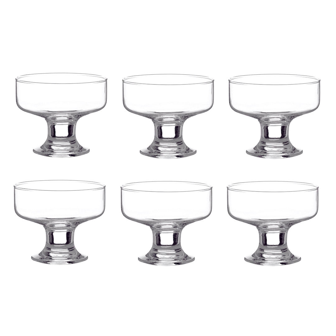 Conjunto de 6 ta&ccedil;as de gelado ICE VILLE