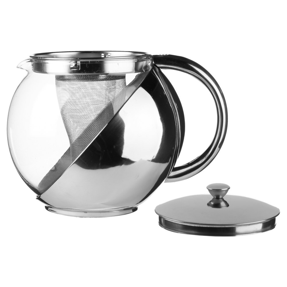 Chaleira em inox com filtro 1,10l,  Chaleira em inox com filtro 1,10l