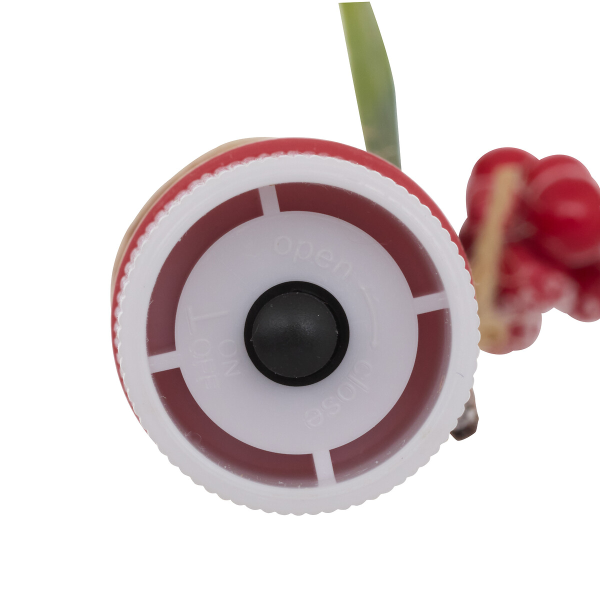 Conj. de 2 velas vermelho com led
