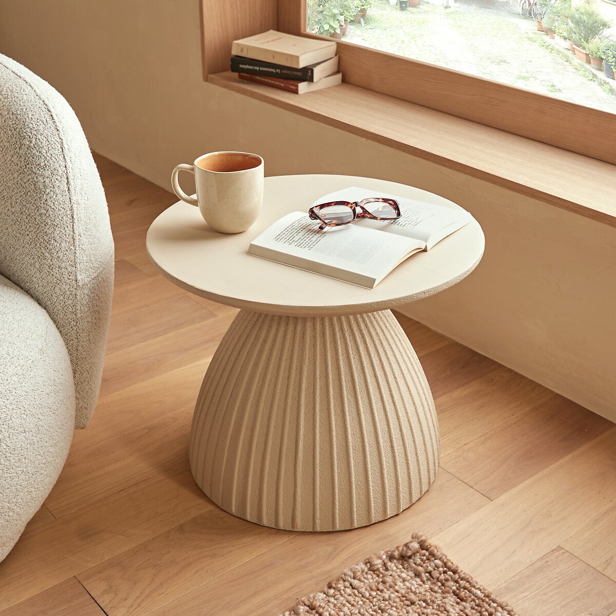 Mesa de centro FLYIS marfim