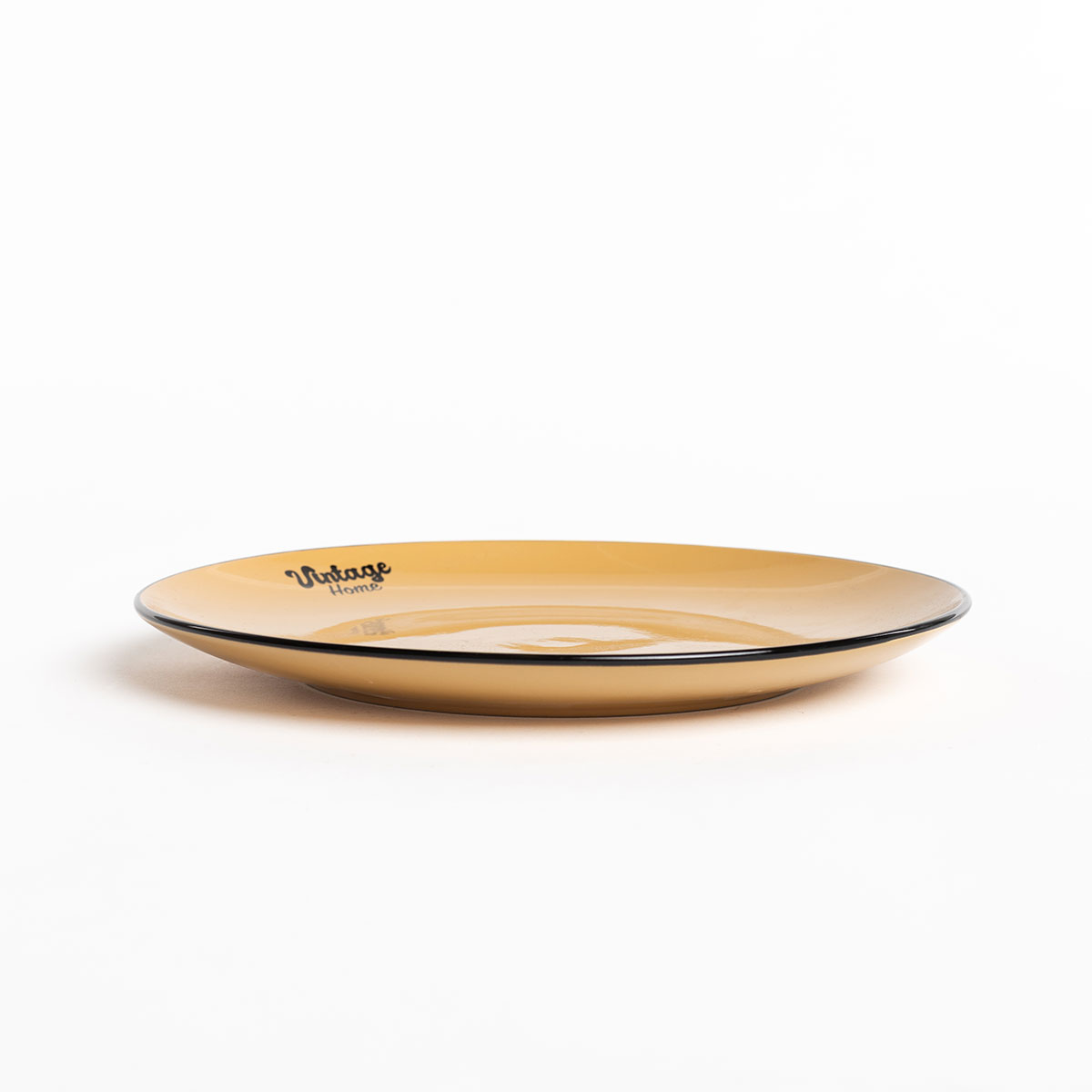 Prato raso BE VINTAGE amarelo 27cm