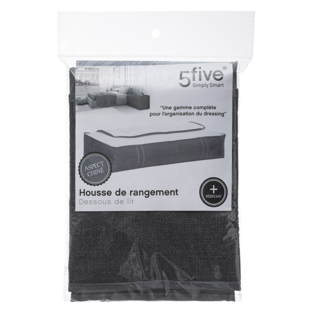 Saco de arruma&ccedil;&atilde;o cinza escuro 20x45x100cm